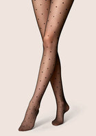 Viken Plan Hulahopke Tamna Čokolada S Točkicama