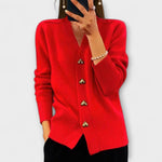 Marij – Ženski pulover s V-izrezom u vintage stilu Maja Zagreb