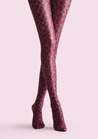 Viken Plan Crimson Panther Leggings s Uzorkom Leoparda