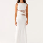 Leni - Lepršava Duga Haljina S Suptilnim Izrezima I Vezicama Maja Zagreb