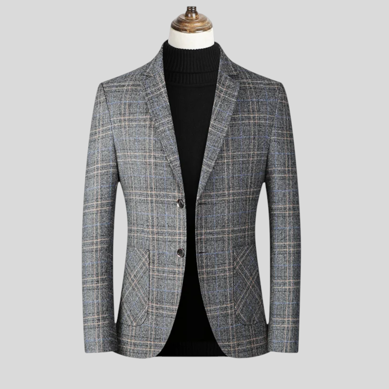 Domenico - Elegantni Sako Od Kariranog Materijala Maja Zagreb