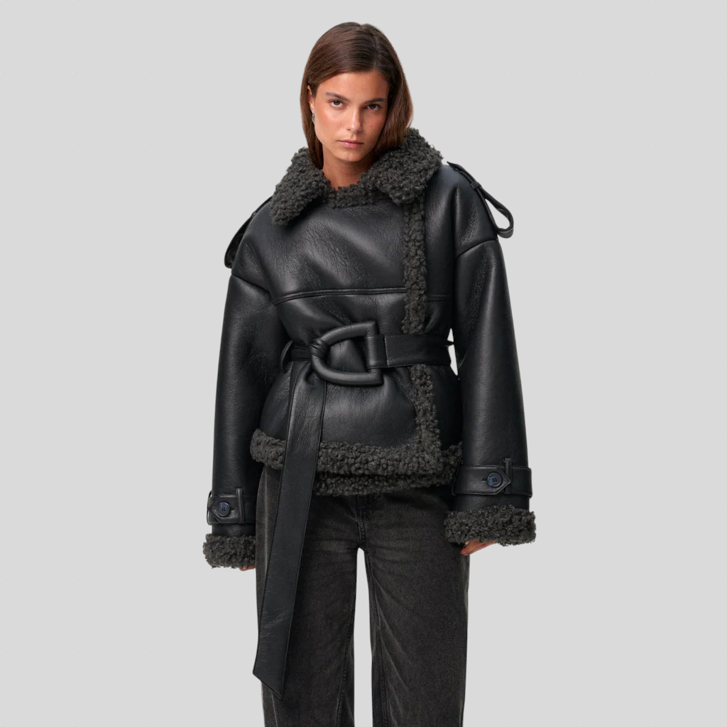 Elvira - Kaput Od Umjetnog Krzna S Remenom Maja Zagreb