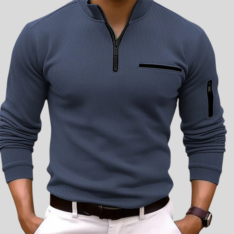 Gusteous - Majica S Patentnim Zatvaračem I Dugim Rukavima Maja Zagreb