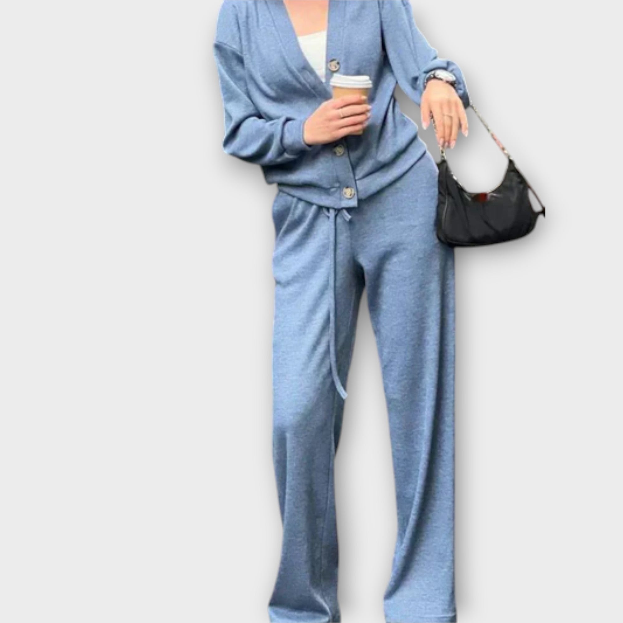 Hedviga - Set pletenog kaputa i hlača Maja Zagreb