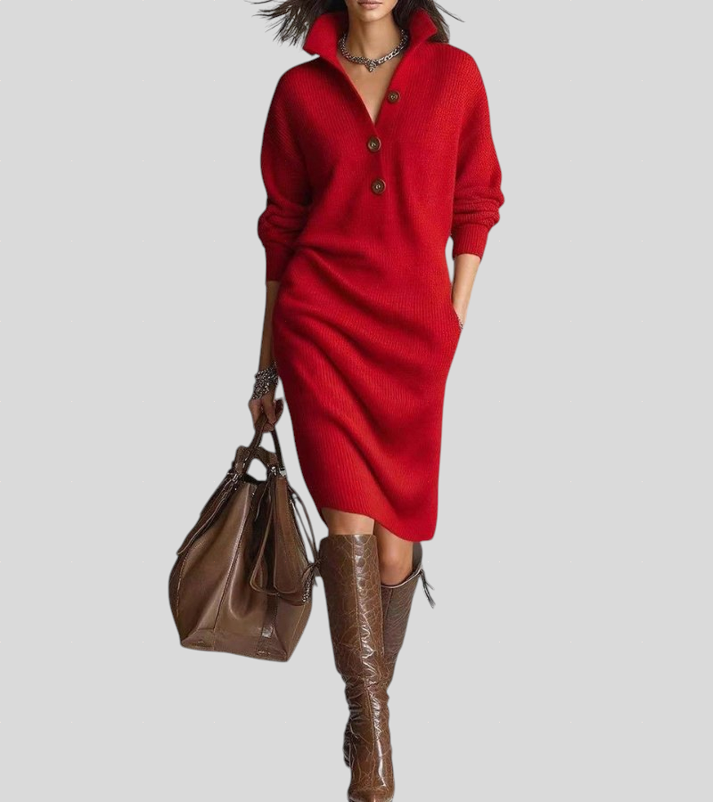 Carmen - Topla Pletena Haljina, Elegantna i Udobna Maja Zagreb