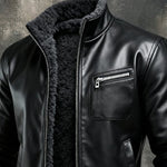 Nikola – Topla crna kožna jakna Maja Zagreb