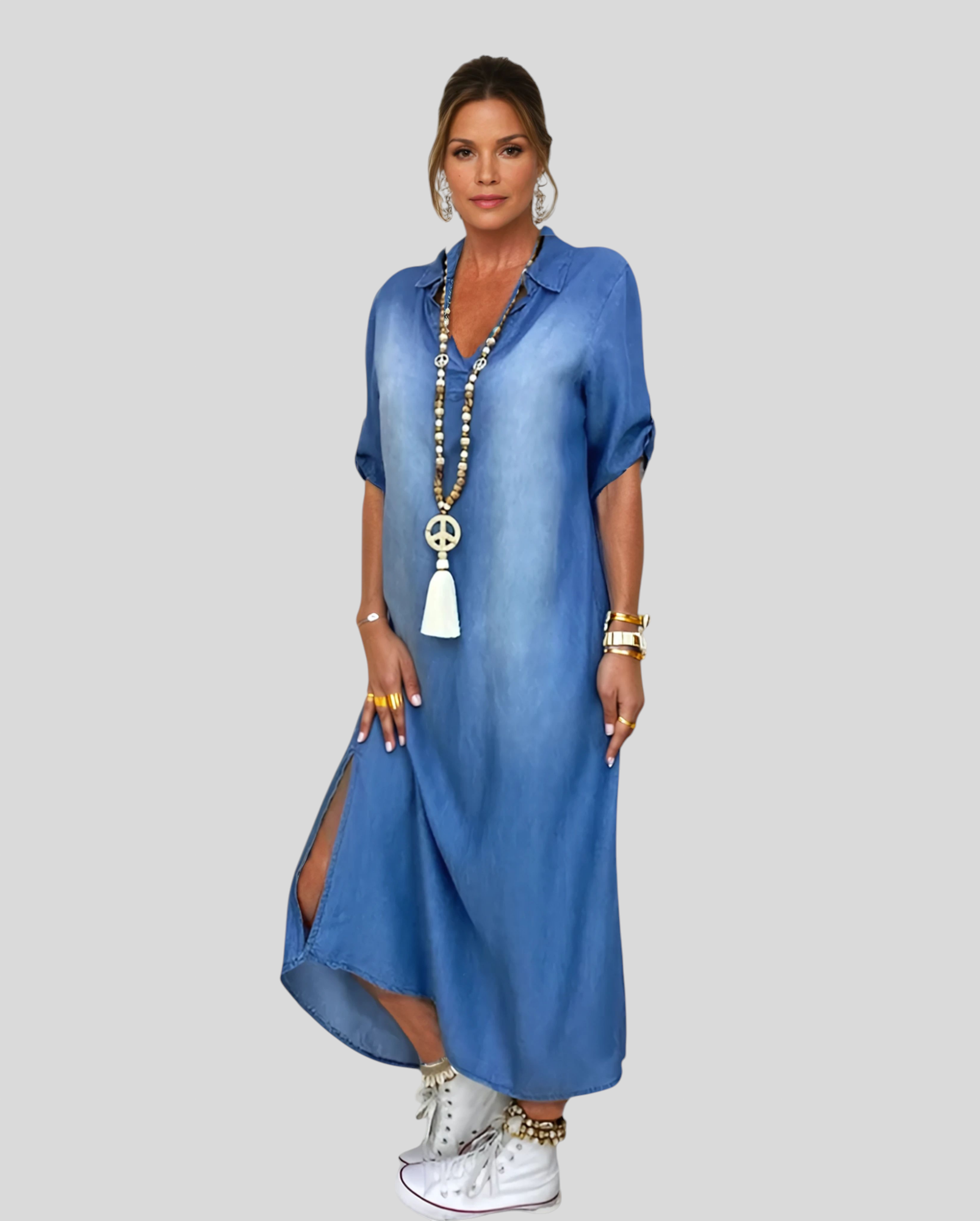 Elena - Duga haljina u traper stilu Maja Zagreb