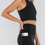 7/8 Skulptirajuće Leggings s Visokim Strukom i Džepovima Maja Zagreb