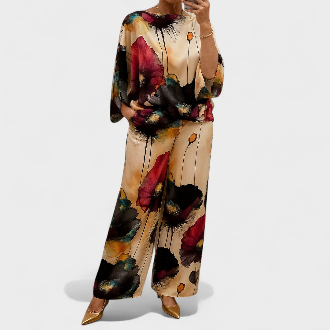 Elizabeta - Satenski dvodijelni set za žene Maja Zagreb