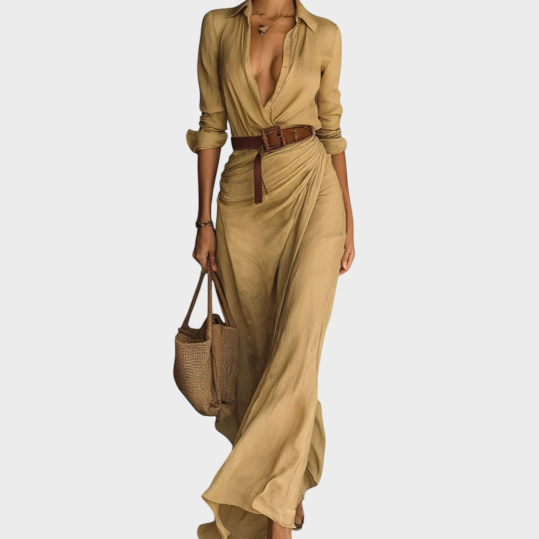 Julie - Uska Maxi Haljina S Dugim Rukavima Maja Zagreb