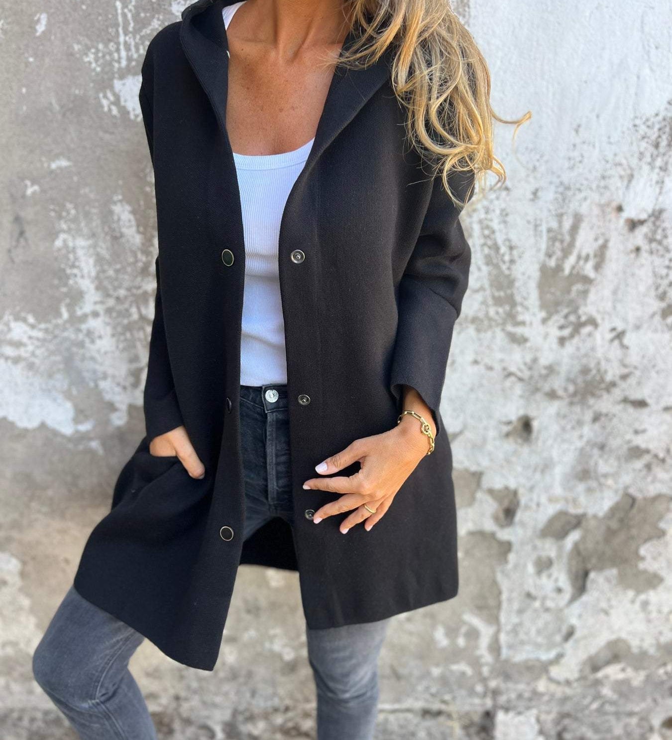 Lucija - Casual Cardigan s Kapuljačom