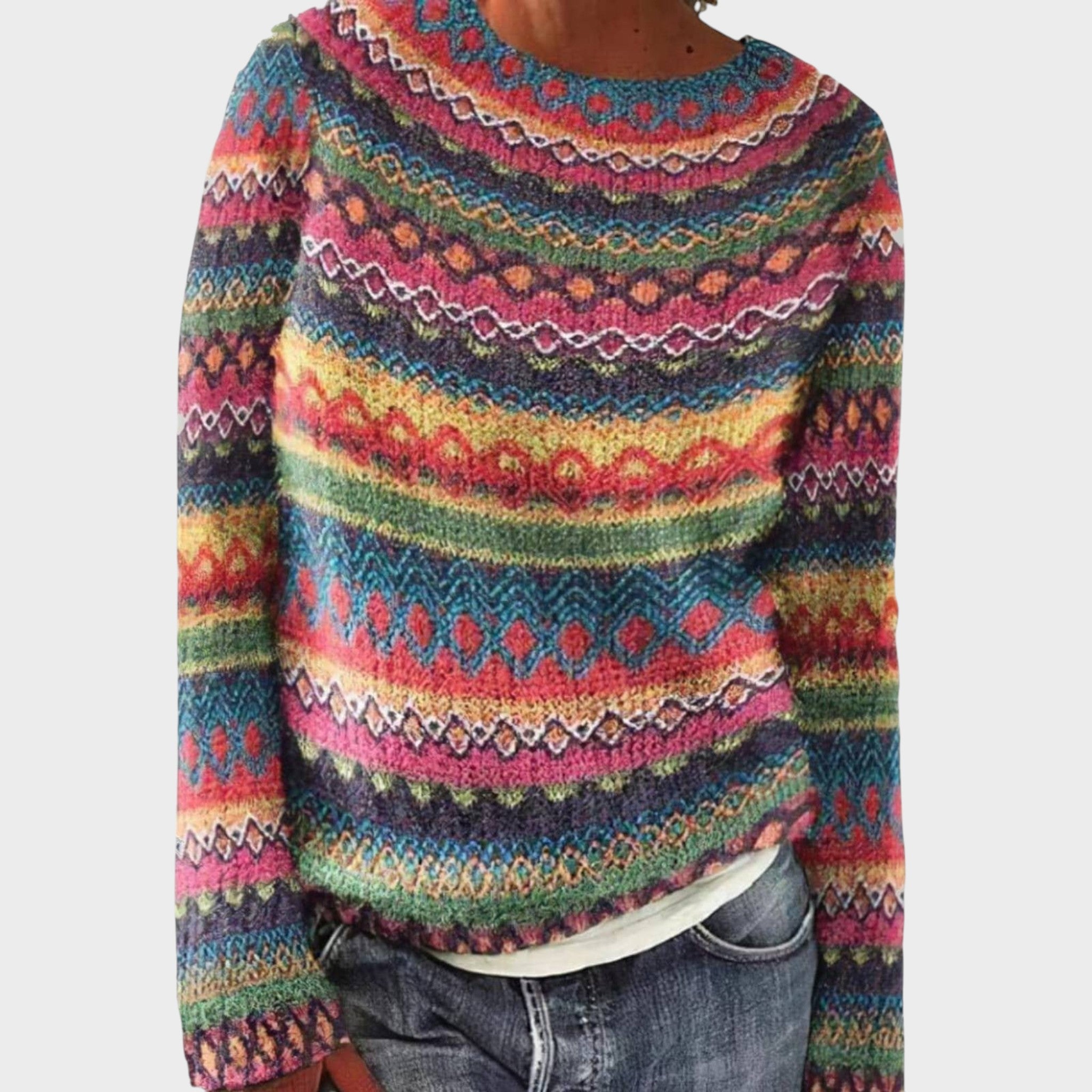 Iva - Udobni Retro Pulover Maja Zagreb