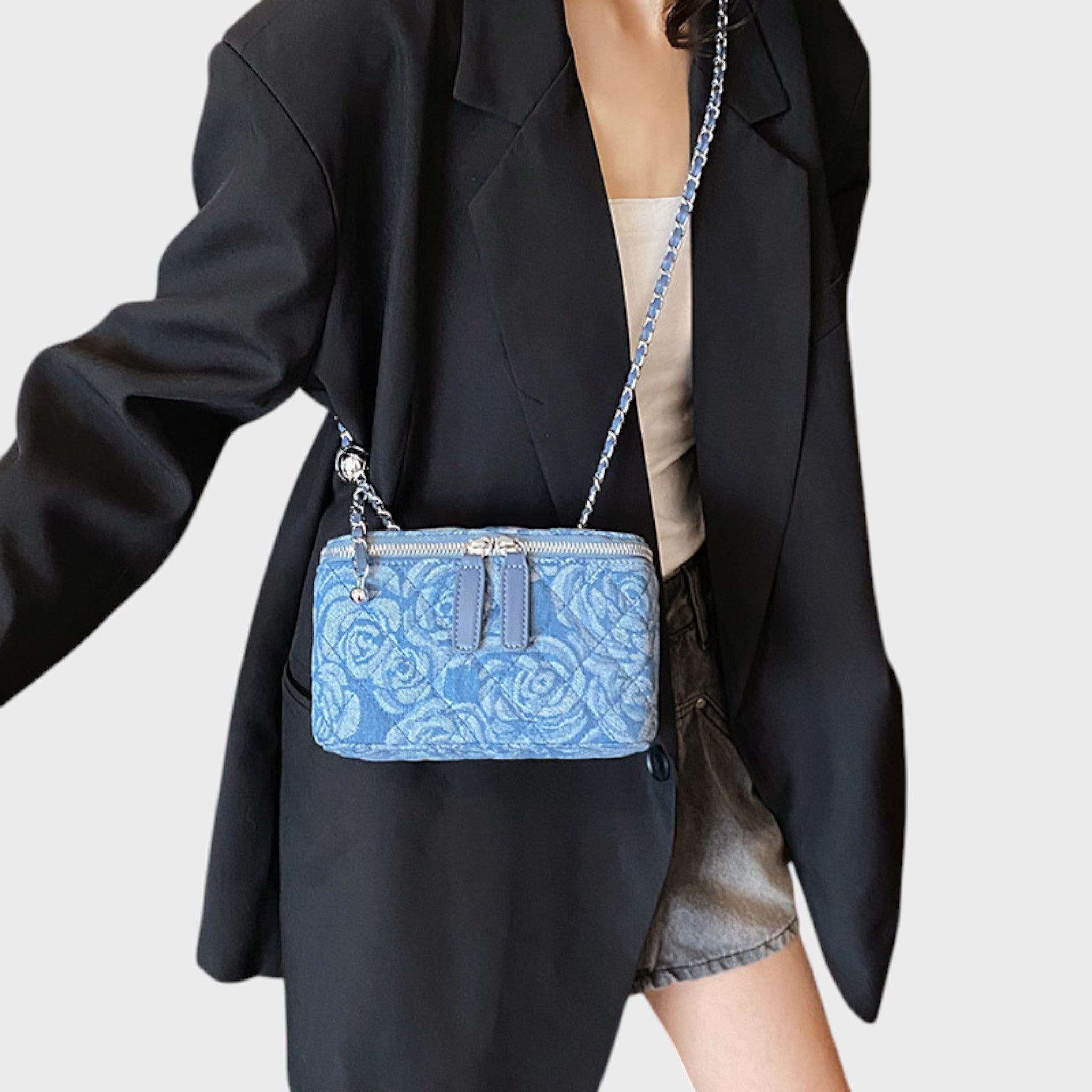 Ksenija - Denim cvjetna torba Maja Zagreb