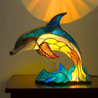 Delfin - Lampa od Vitraža