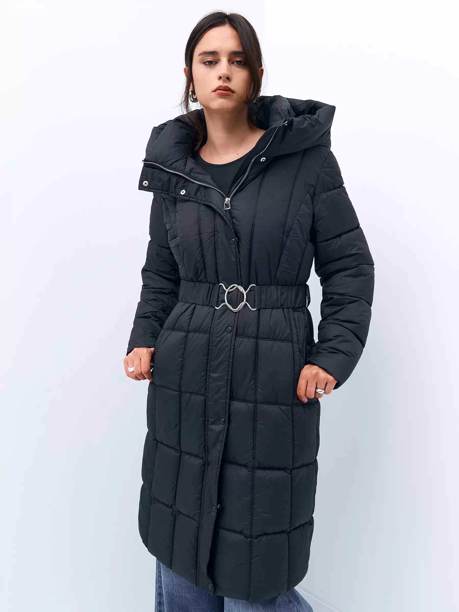 Hanna - Prošivena zimska jakna s remenom Maja Zagreb