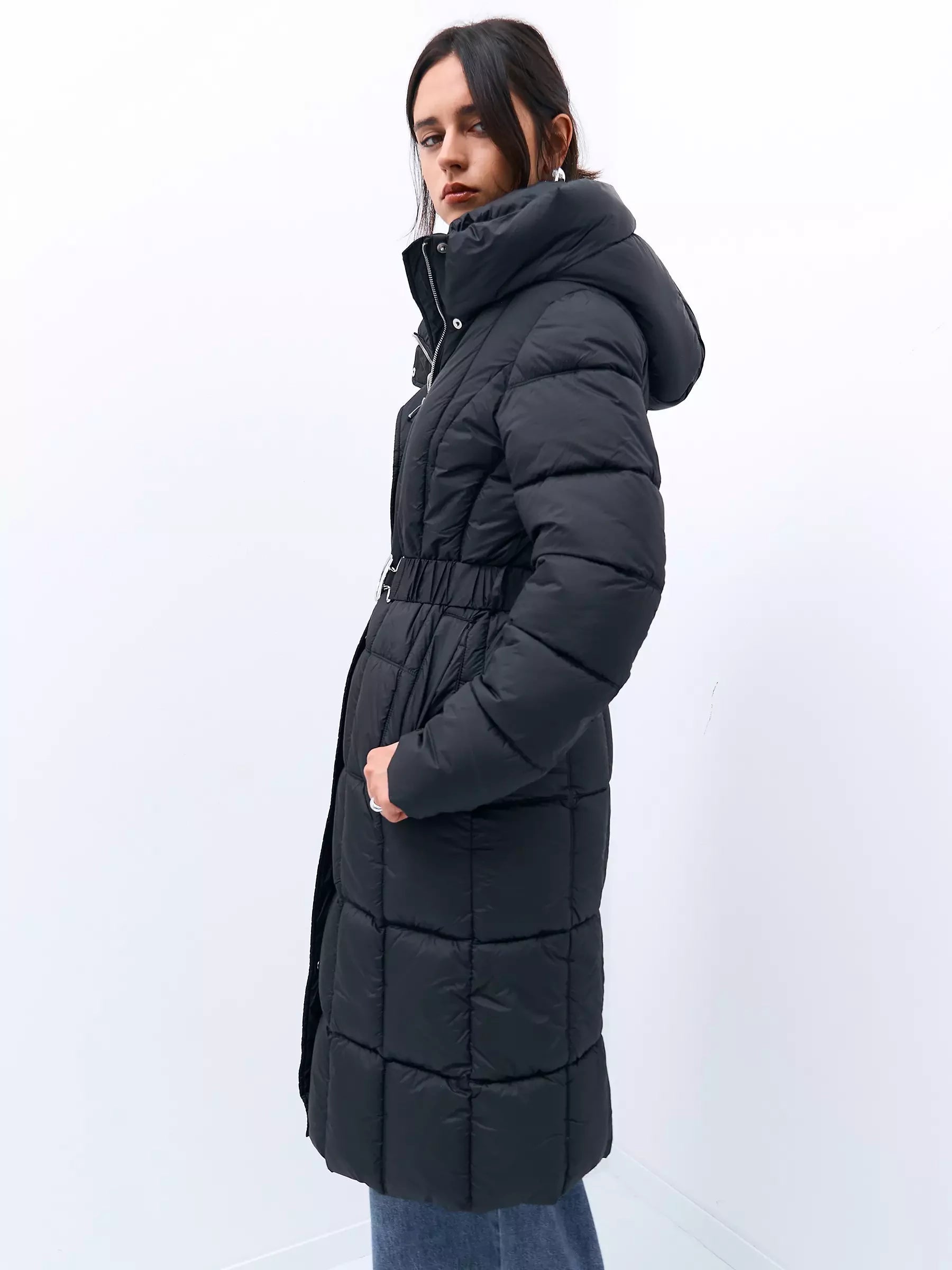 Hanna - Prošivena zimska jakna s remenom Maja Zagreb