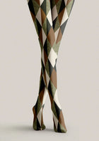 Viken Plan Čarape s Uzorkom Harlekin