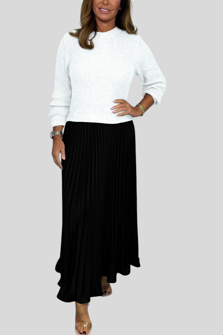 Claudia - Plisirana Haljina s Puloverom Maja Zagreb