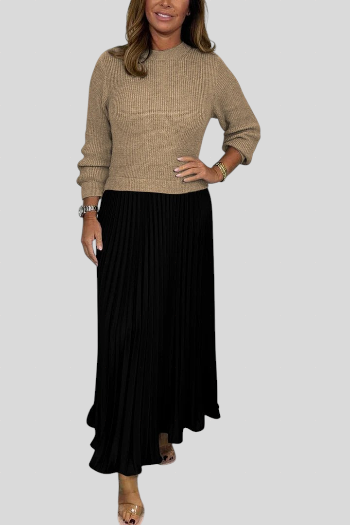 Claudia - Plisirana Haljina s Puloverom Maja Zagreb