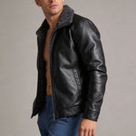 Nikola – Topla crna kožna jakna Maja Zagreb