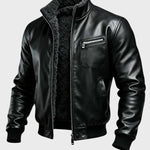 Nikola – Topla crna kožna jakna Maja Zagreb