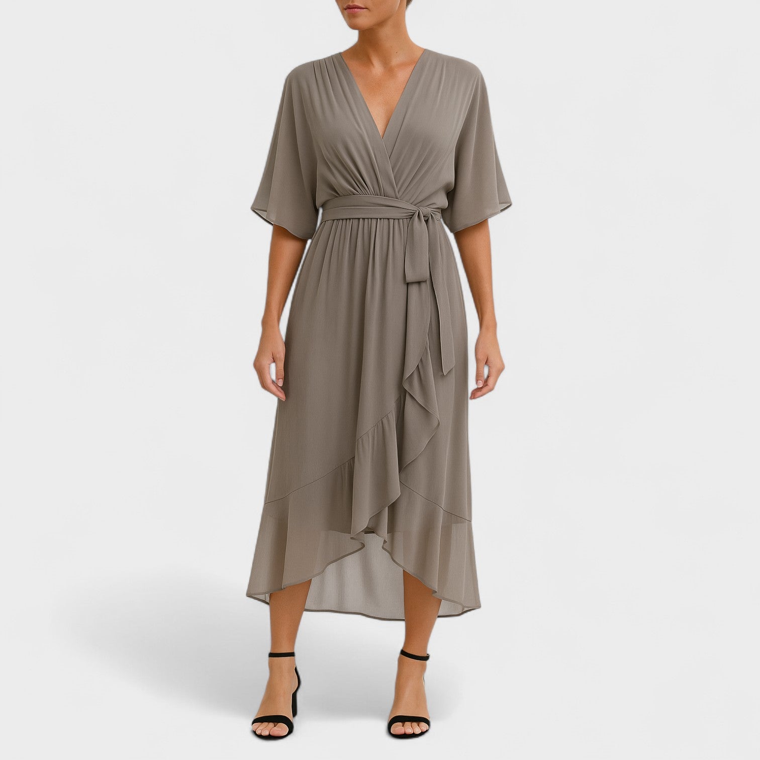 Talia - Elegantna haljina s podesivim strukom