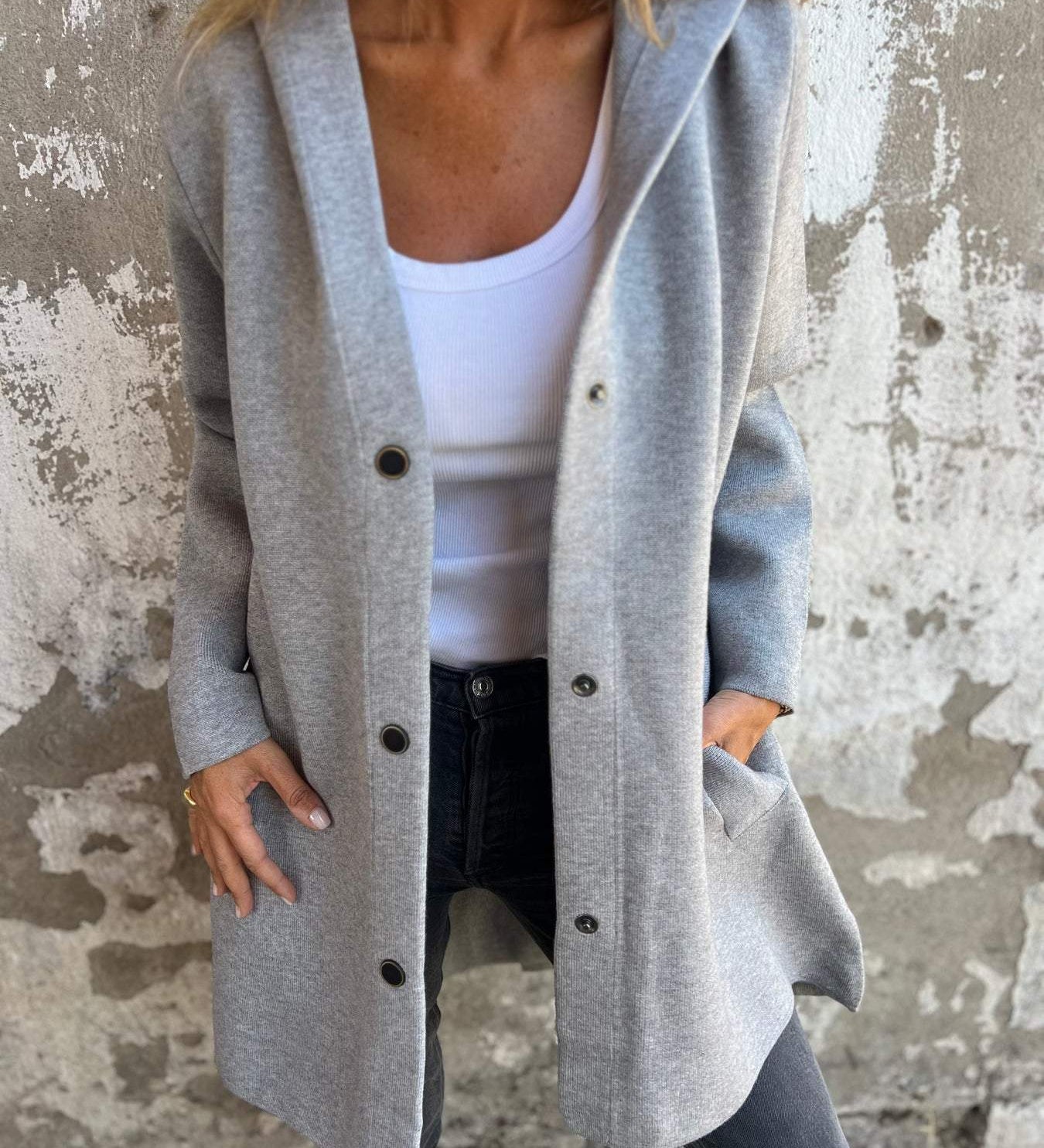 Lucija - Casual Cardigan s Kapuljačom