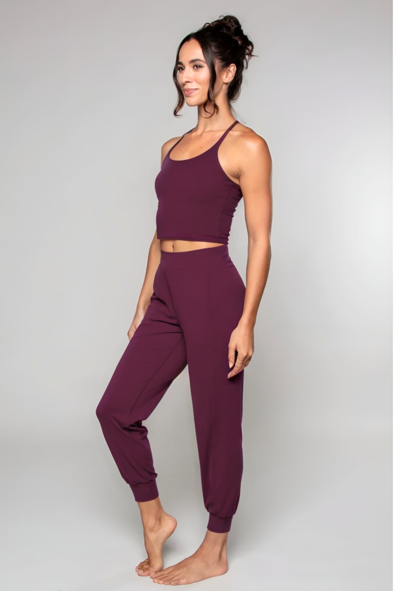 Tula Harem Yoga Hlače Crna Trešnja Maja Zagreb