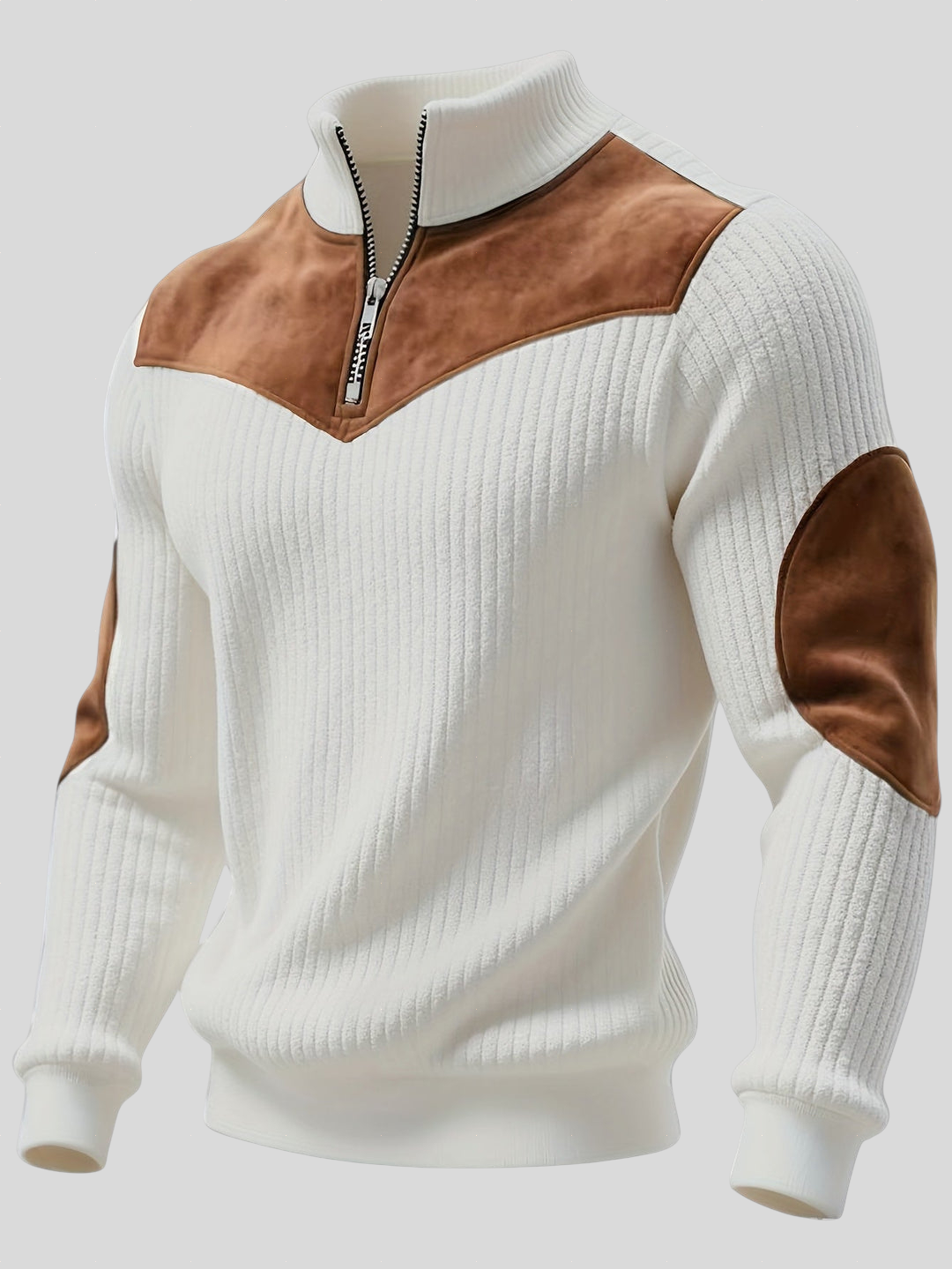 Kortez – Ležerni Pleteni Pulover s Poluzipom Maja Zagreb