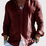 Dennis - Casual košulja od lanene tkanine za muškarce Maja Zagreb