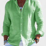 Dennis - Casual košulja od lanene tkanine za muškarce Maja Zagreb