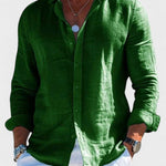 Dennis - Casual košulja od lanene tkanine za muškarce Maja Zagreb