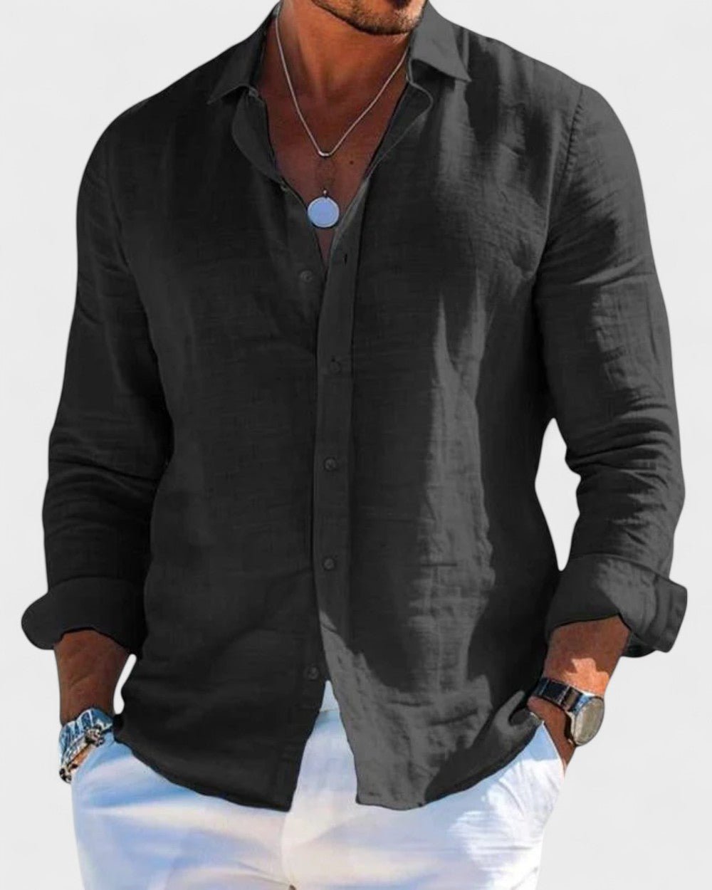 Dennis - Casual košulja od lanene tkanine za muškarce Maja Zagreb