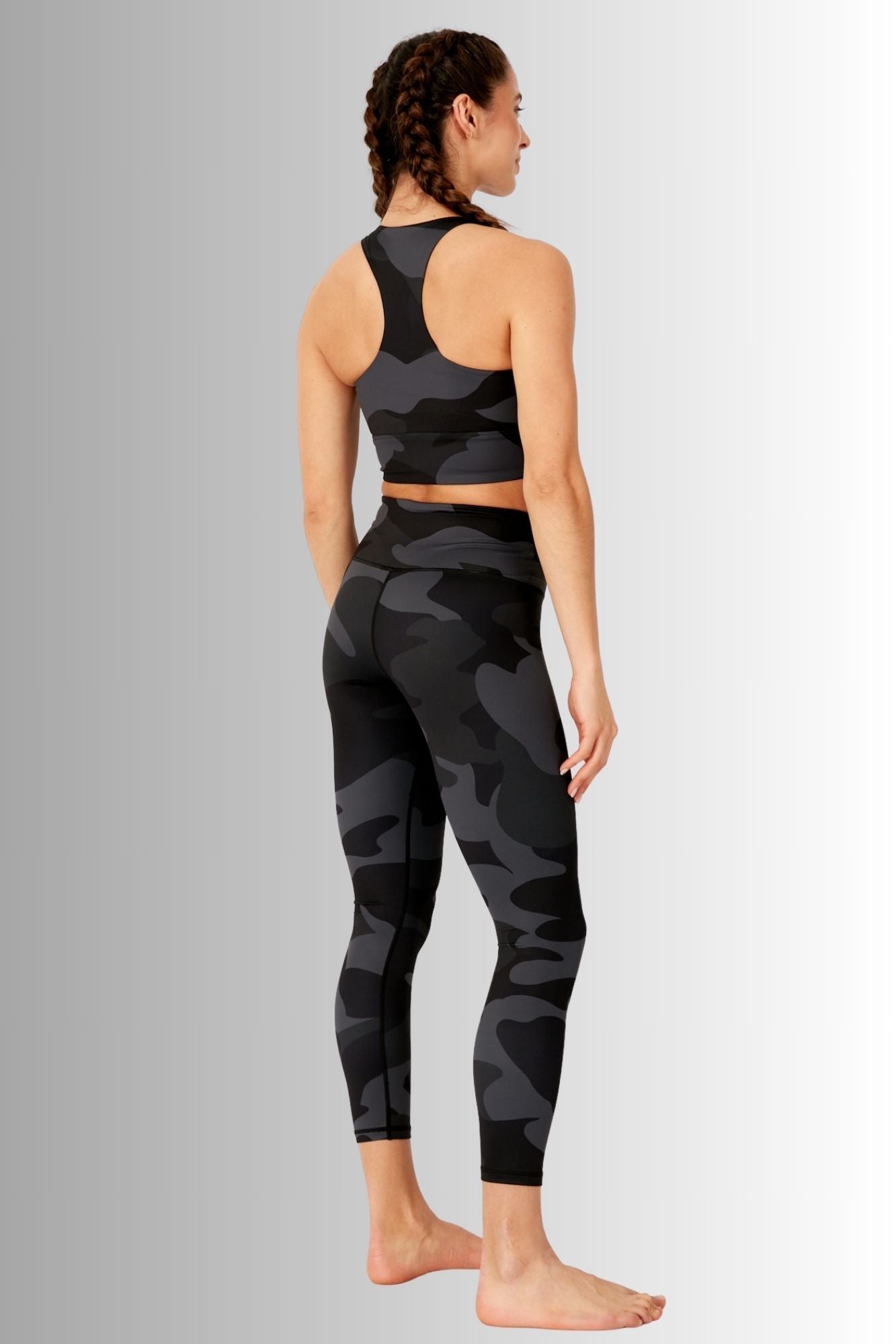 Ebony Camo Visoki Struk 7/8 Leggings Maja Zagreb