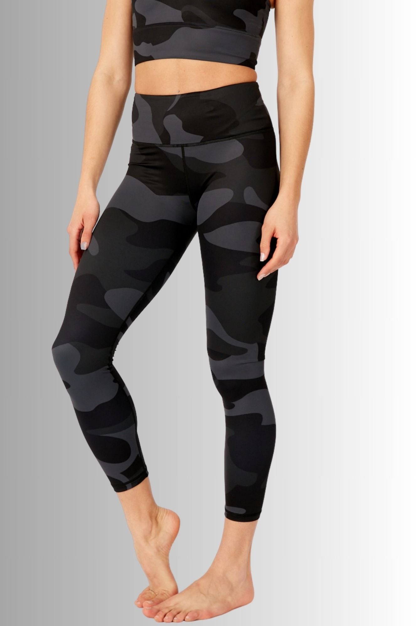 Ebony Camo Visoki Struk 7/8 Leggings Maja Zagreb