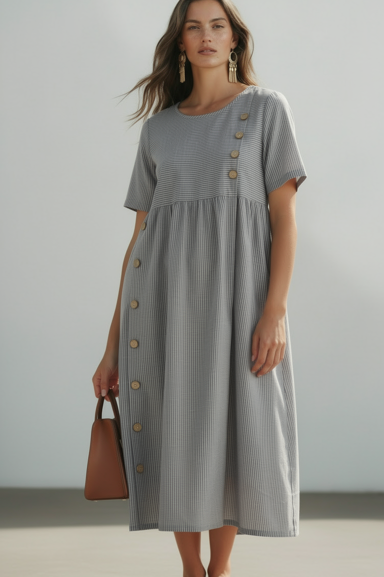 Talia - Prugasta Ljetna Haljina