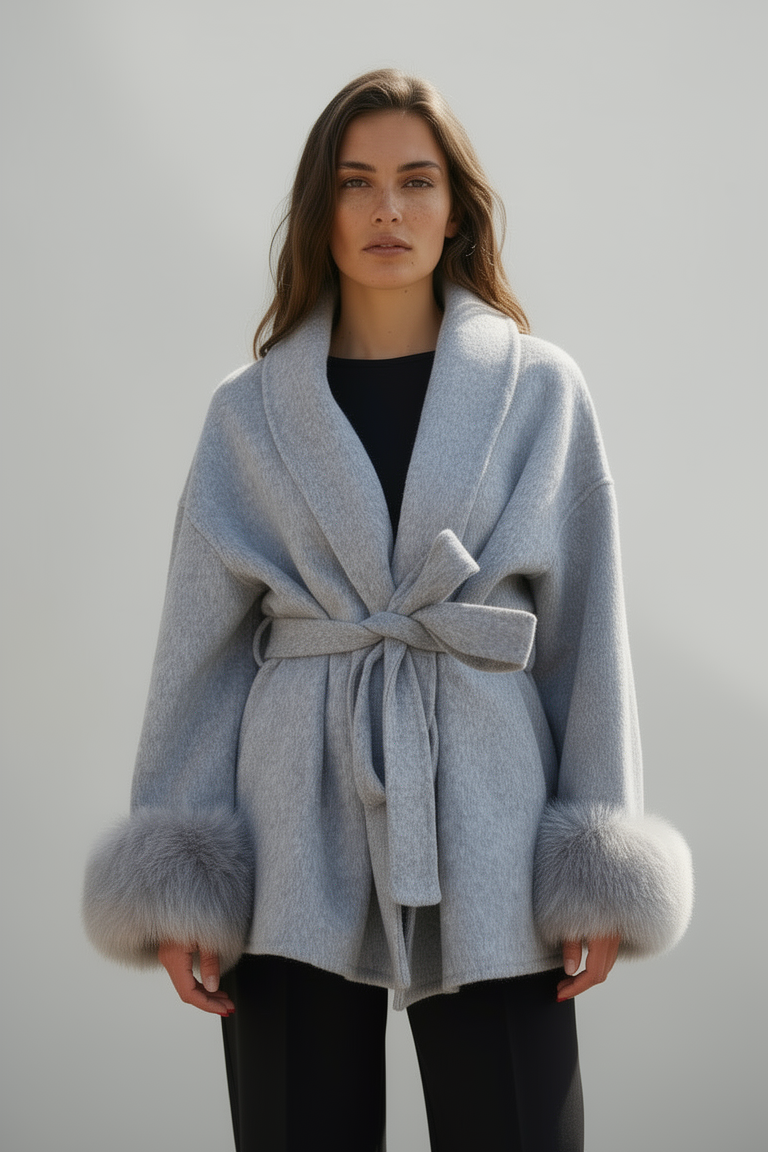 Ivanic – Elegantni kaput s detaljima od umjetnog krzna