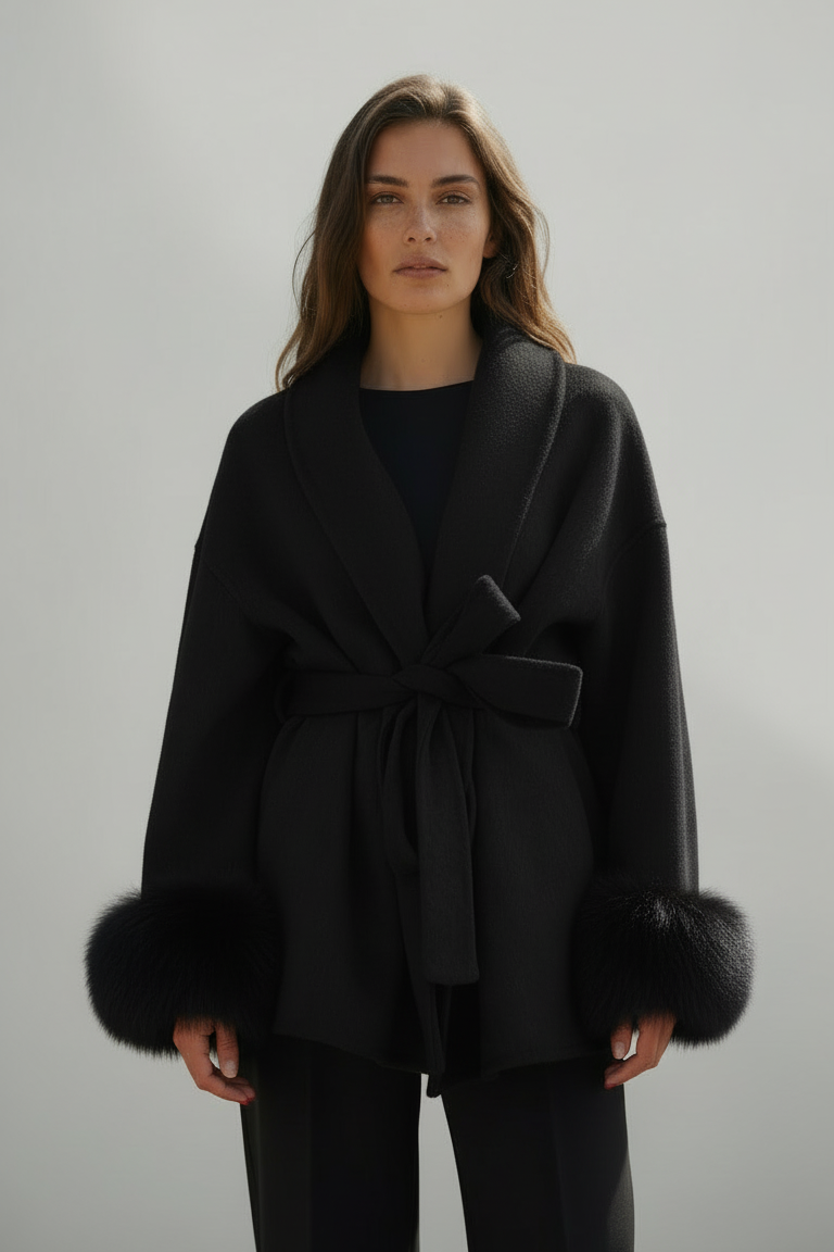 Ivanic – Elegantni kaput s detaljima od umjetnog krzna