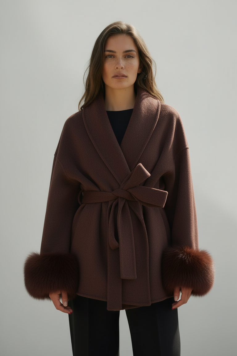 Ivanic – Elegantni kaput s detaljima od umjetnog krzna