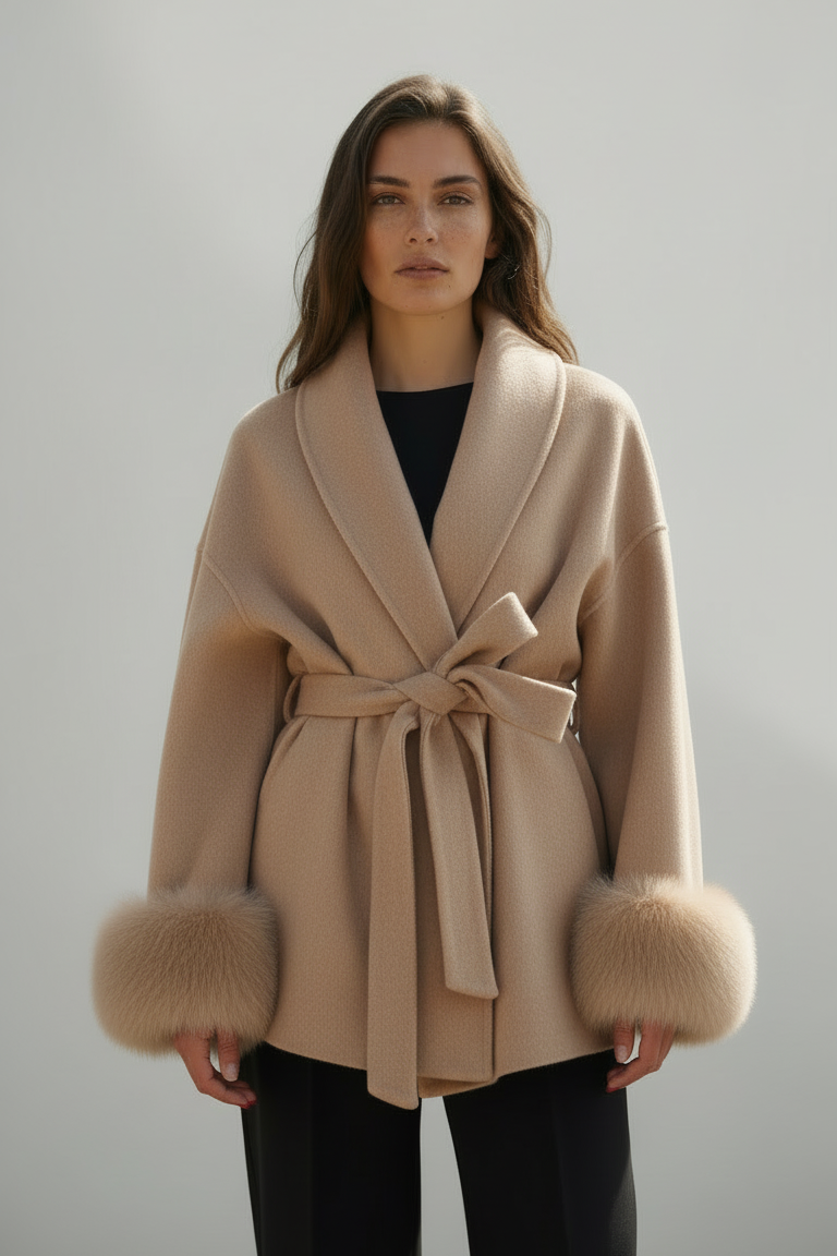 Ivanic – Elegantni kaput s detaljima od umjetnog krzna