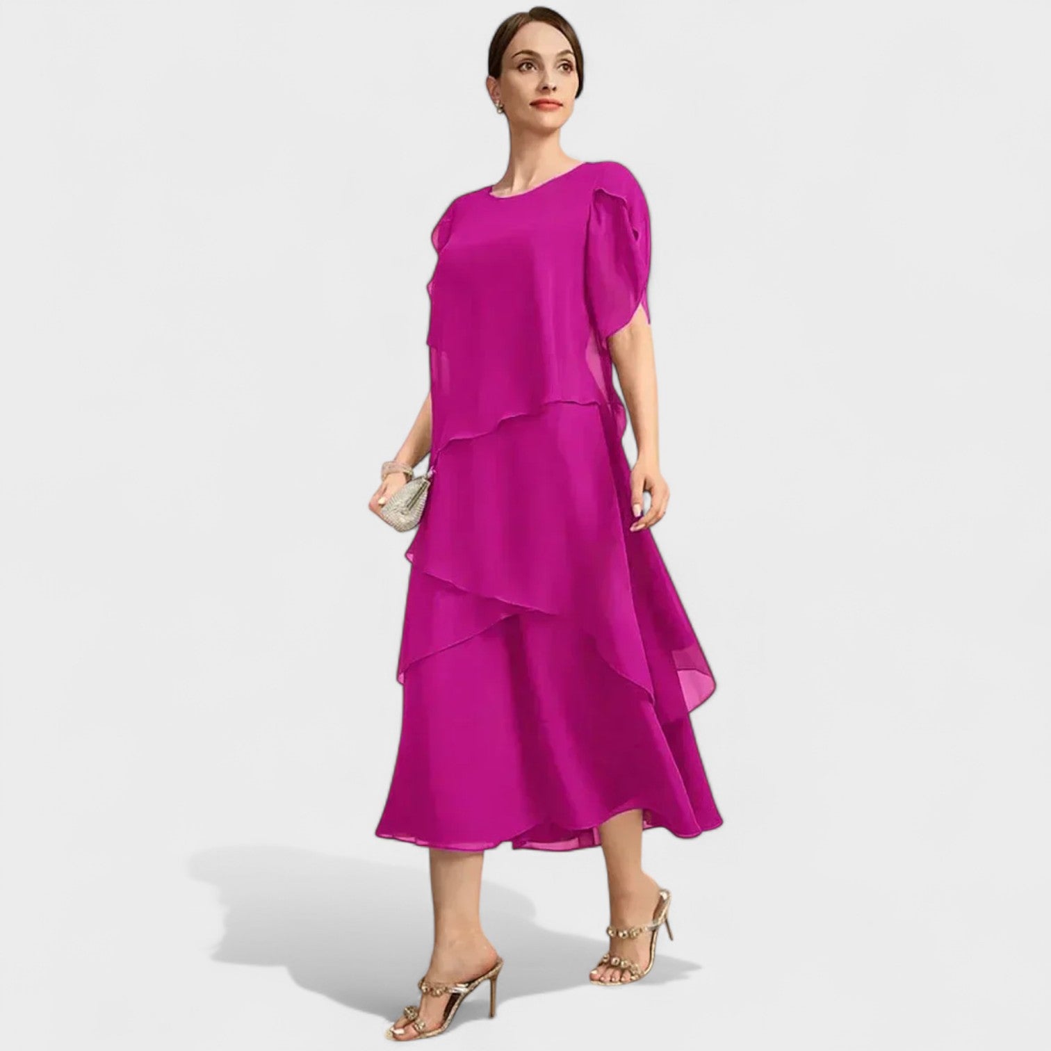 Alia - Elegantna haljina s volanima