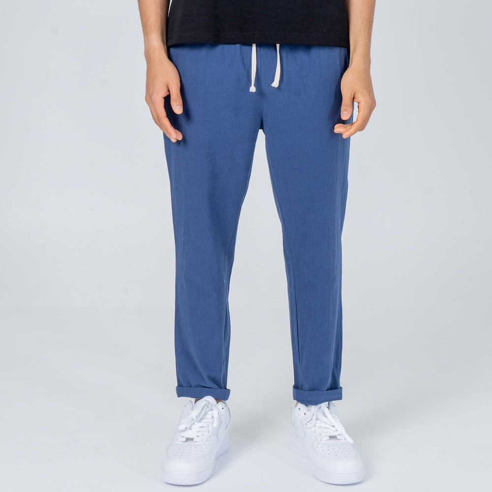 Kibo - Udobne hlače od lagane pamučne tkanine