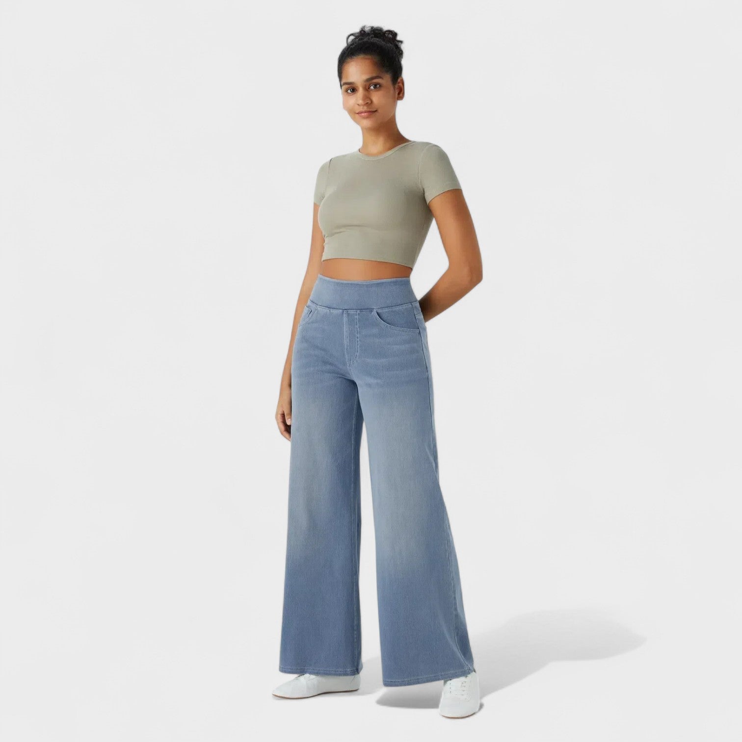 Štefanija - Hlače od traperica širokog kroja Maja Zagreb