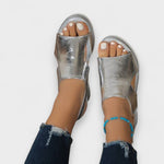 Silvana - Metalik sandale na platformu Maja Zagreb