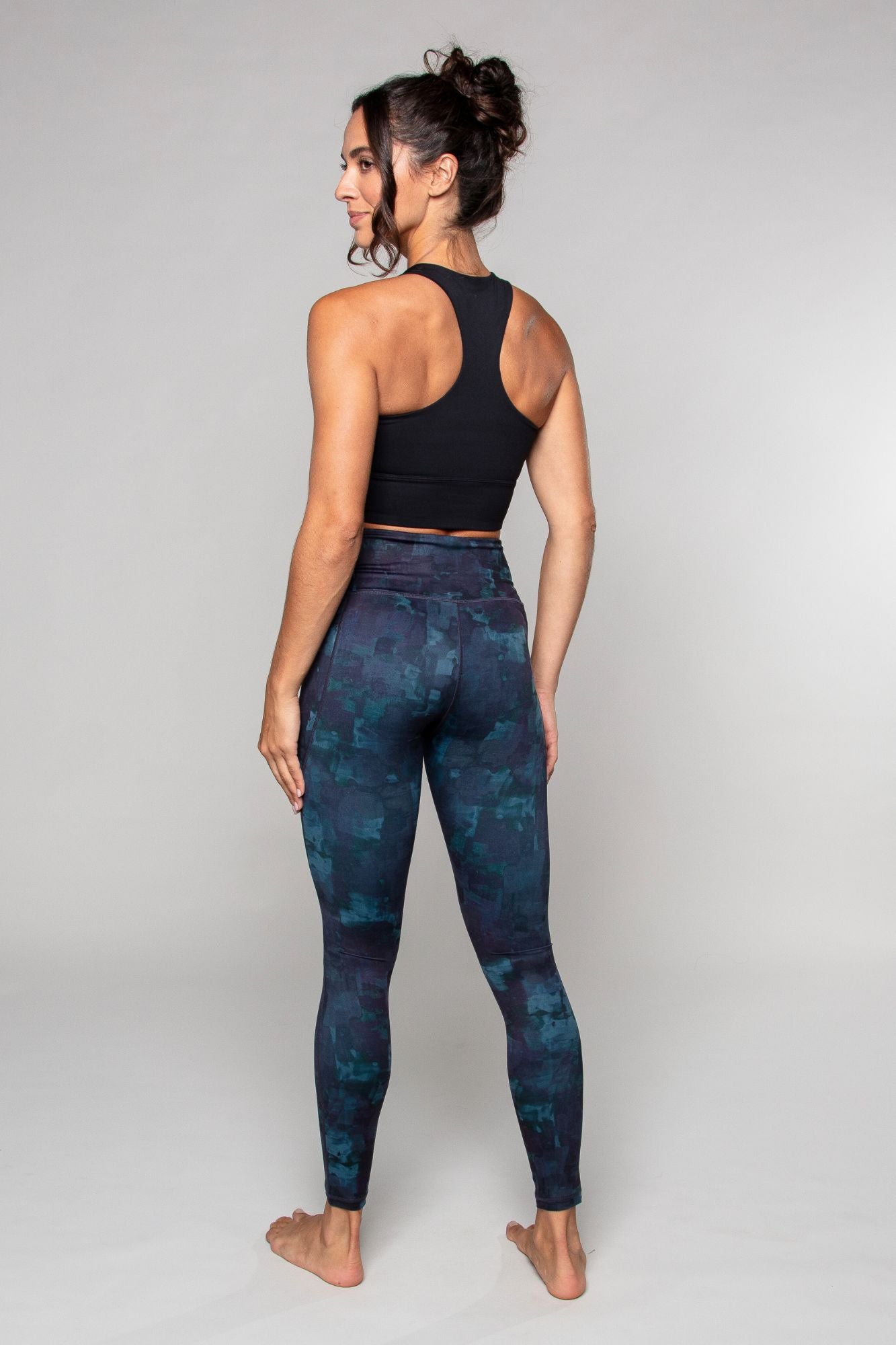 Riječ Visoki Struk Punoj Dužini Tajice s Džepovima Maja Zagreb