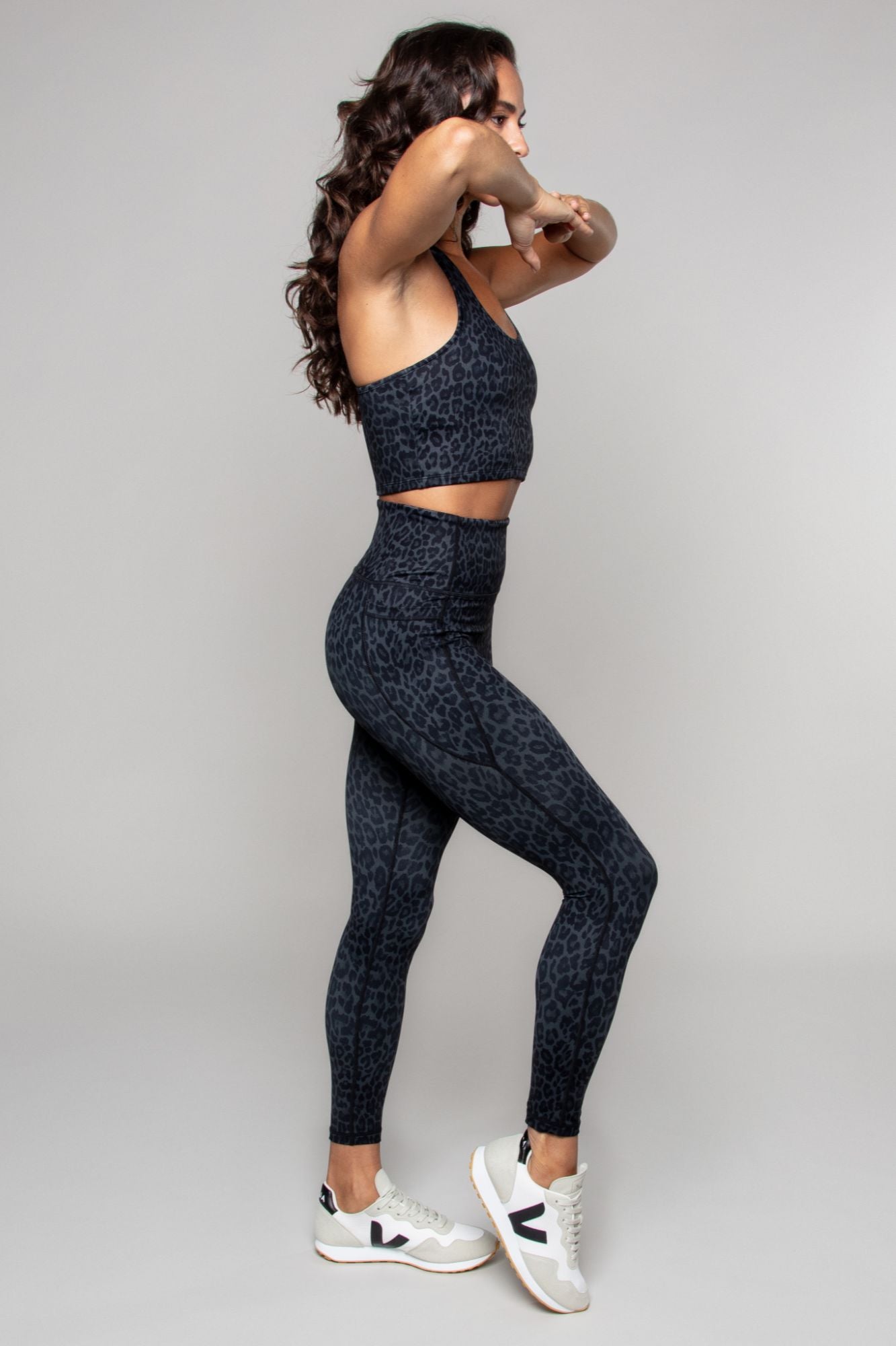 Čelične Nala Tajice Visokog Struka 7/8 s Džepovima Maja Zagreb