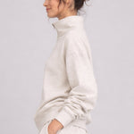 Supersoft Half Zip Sweatshirt Oat Marl Maja Zagreb