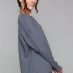 Supersoft Longline Dukserica Indigo Maja Zagreb