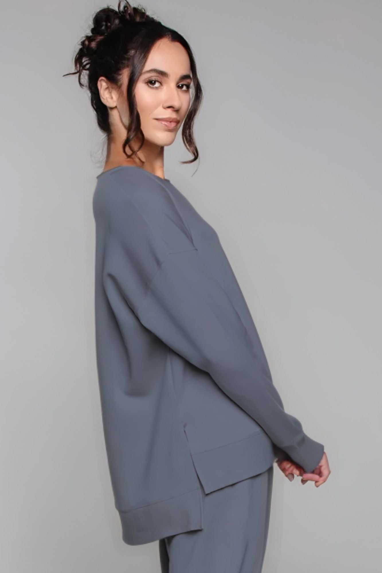 Supersoft Longline Dukserica Indigo Maja Zagreb