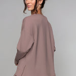Supersoft Longline Sweatshirt Taupe Maja Zagreb